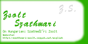 zsolt szathmari business card